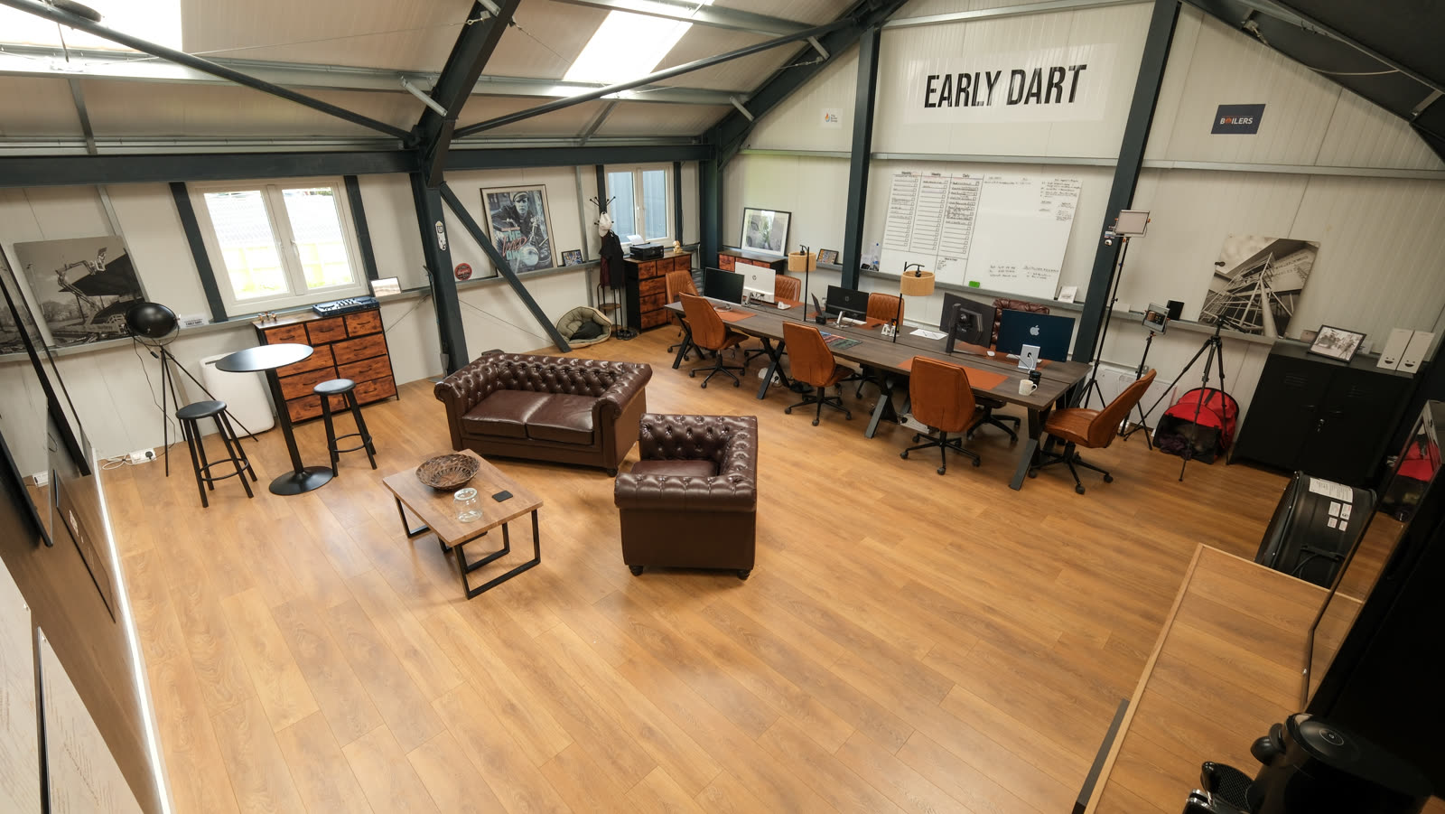 The Early Dart workshop space in Northwich